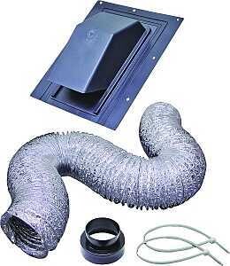 Lambro 402L Bathroom Roof Vent Kit, 4&quot;X8Ft