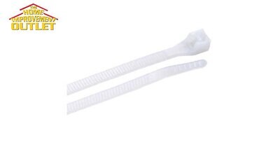 GB 46-315 Natural Nylon Cable Ties, 14&quot;  75Lb 100Pk
