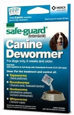 Merck 033576 SafeGuard Medium Dog Wormer