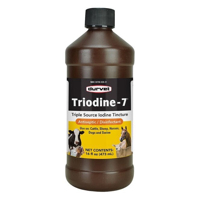 Durvet 001-1807 Triodine 7, 16oz