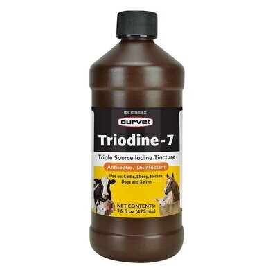 Durvet 001-1807 Triodine 7, 16oz