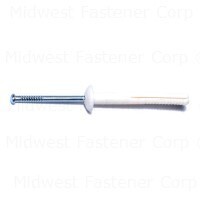 Nylon Nail Drive Anchors, 1/4&quot;X2&quot;  100Bx