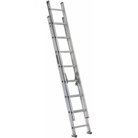 Louisville L-2324-16 Aluminum Extension Ladder, 16Ft TypeIII(200lb)