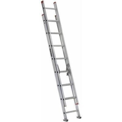 Louisville L-2324-16 Aluminum Extension Ladder, 16Ft TypeIII(200lb)
