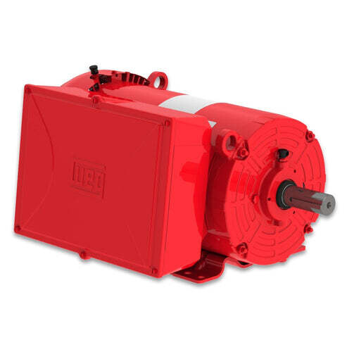 WEG Electric Motor, 1HP, 56-Frame, 6.8FLA, 115/230V