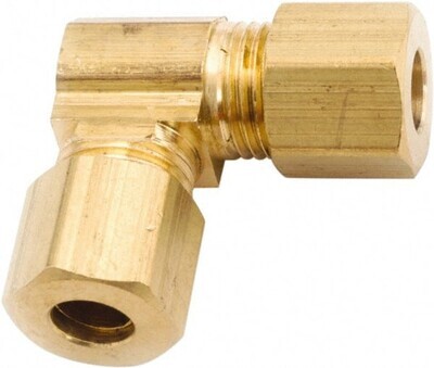 Anderson Metals 750065-10 Brass Compression Ell, 5/8&quot;X5/8&quot;