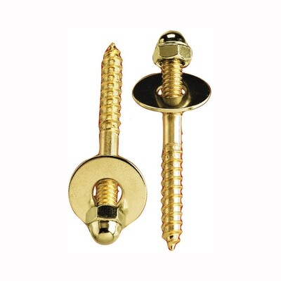 PlumbPak PP835-15 Toilet Screw Set, 1/4X2-1/2