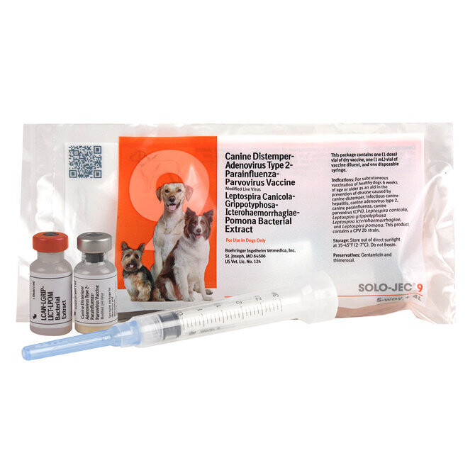 Boehringer 106089 Solo-Jec 9-Way Puppy Vaccine