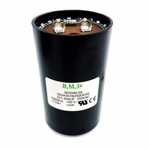 Leeson OEM Start Capacitor, 351-430MFD 250V
