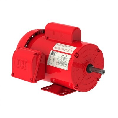 WEG Farm Duty Electric Motor,  1-1/2 HP, 56H Frame, 7.48FLA, 115-230V