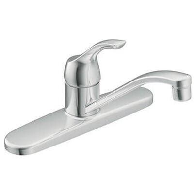 Moen Kitchen Faucet, w/Single Handle, Chrome