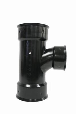 ADS Dual Wall Reducing Tee, 8&quot;X4&quot;