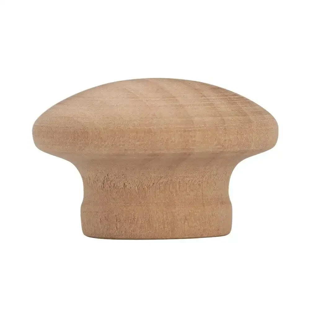 Amerock BP813WD Allison Value Unfinished Wooden Knob, 1-1/2"