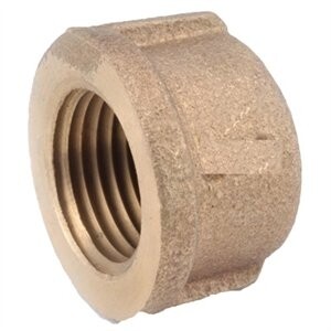 Anderson Metals 738108-12 Brass Pipe Cap, 3/4&quot;
