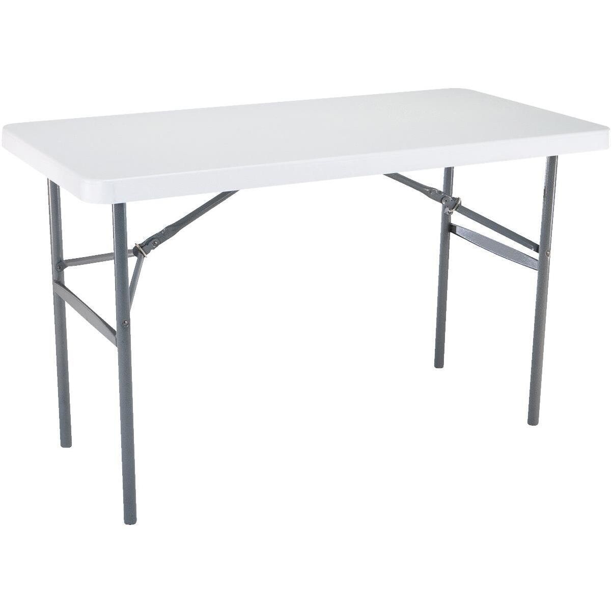 Lifetime 2940 Light Commercial 4Ft Folding Table, 200Lb Capacity