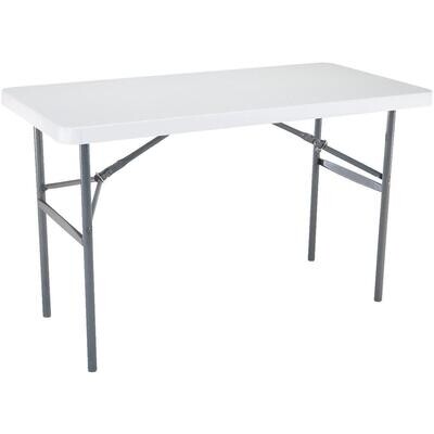 Lifetime 2940 Light Commercial 4Ft Folding Table, 200Lb Capacity