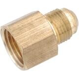 Anderson Metals 754046-0606  Brass Flare Adaptor, 3/8&quot;Flare X 3/8&quot;FPT