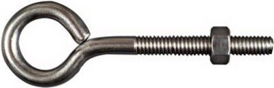 National N245-084 Galv Forged Eyebolt, 1/4&quot;X4&quot; 500Lb WLL