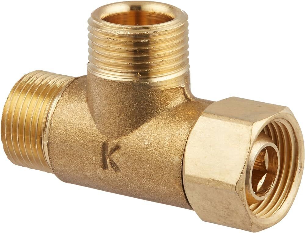 PlumbPak PP2038LF Brass Supply Tee, 3/8FPTx3/8Cx3/8C