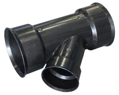 Dual Wall Soil Tight Reducing Wye, 6&quot;X4&quot;