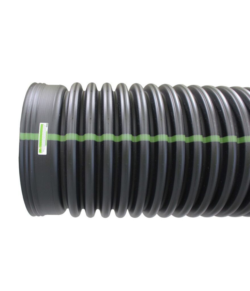 ADS Dual Wall Pipe, 4&quot;X20Ft