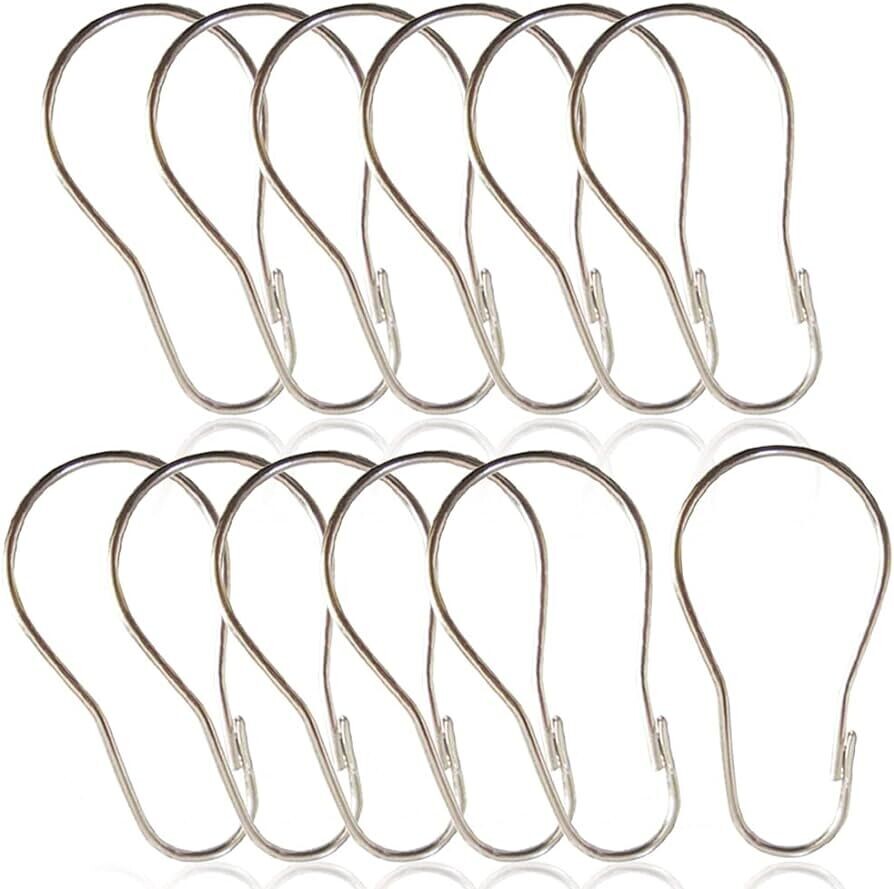 PlumbPak PP825-25 Shower Curtain Pin, 12Pk