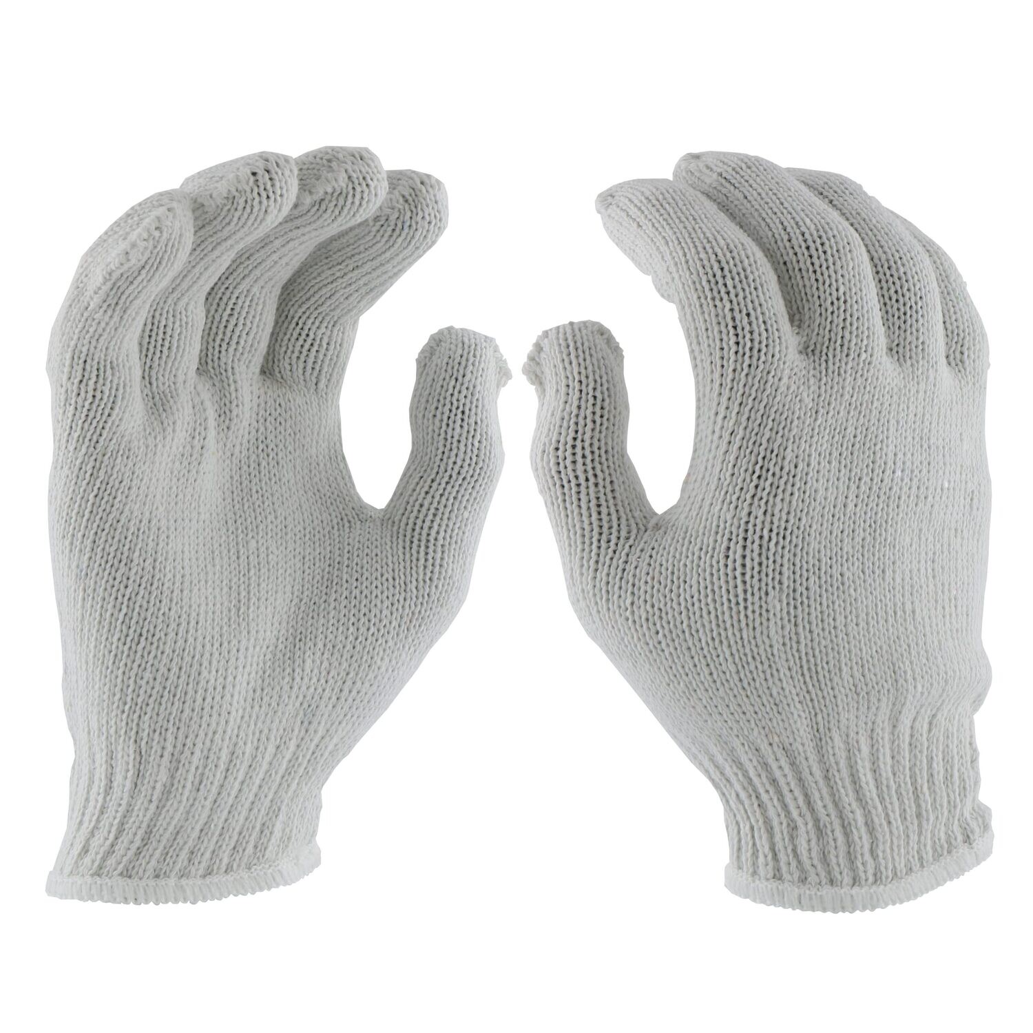 Men&#39;s White String Knit Gloves