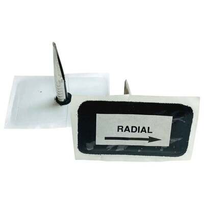 Radial Quilled Combo Tire Patch, 2-1/4&quot;X4&quot;