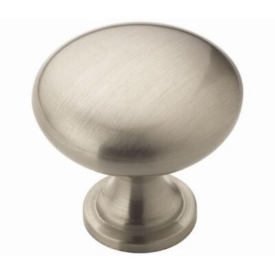 Amerock TEN53005G10 Satin Nickel Knobs, 1-1/4&quot;Dia 10Pk