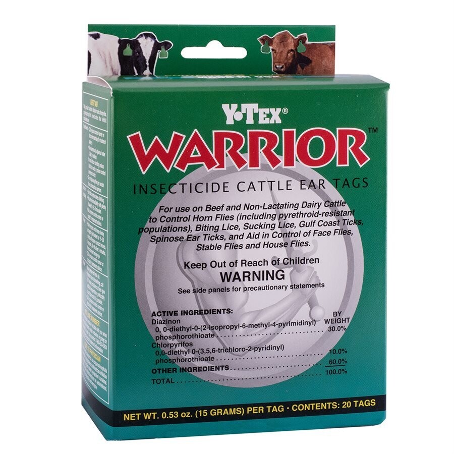 Warrior Fly Tags, 20Bx