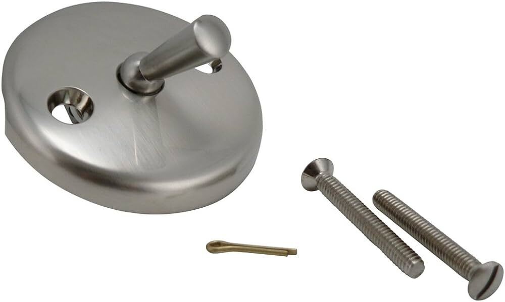 PlumbPak PP826-1 Chrome Trip Lever &amp; Face Plate, Bath Drain