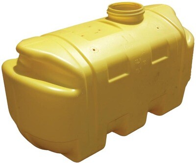 Norwesco Yellow Poly L&amp;G Sprayer Tank, 25Gal 15&quot; Wide X 18&quot; Tall