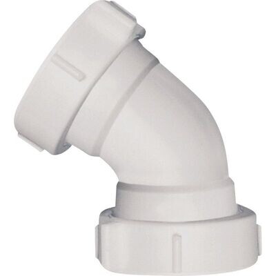 PlumbPak PP55-7W 45Deg Drain Elbow