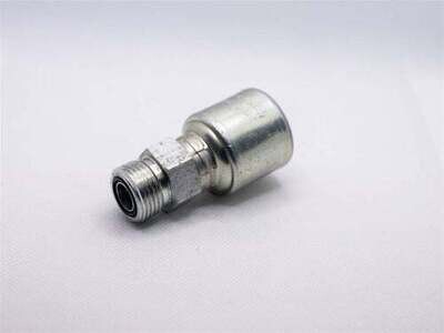 Hydraulic Fitting, 3/4&quot;X1&quot; Male Flat Face O-Ring
