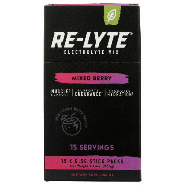 Redmond Re-Lyte Mixed Berry Hydration Sticks, 15Ct