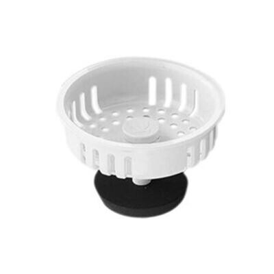PlumbPak PP820-26 White Plastic Sink Strainer Basket