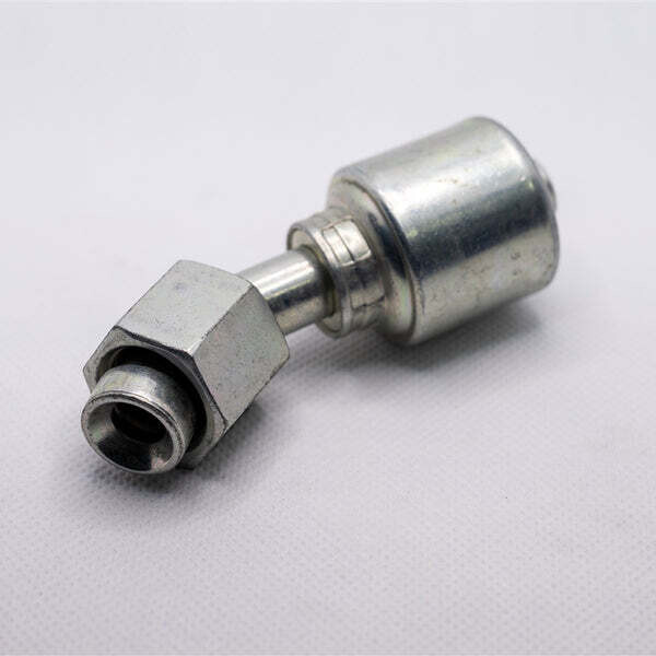 Hydraulic Fitting, 5/8&quot;X3/4&quot; Female JIC 45 Deg