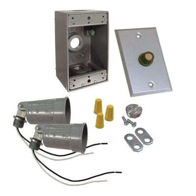 Hubbell 5883-5 Floodlight Kit for Incandescent Bulbs