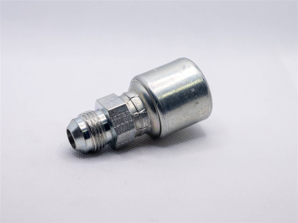 Hydraulic Fitting, 5/8"X1/2" Male Jic