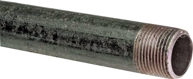 Kloeckner Metals 112BLPipe Black Steel Pipe, 1-1/2&quot;