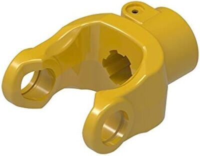 QD Metric Pto Yoke, B&amp;P 6-Series &amp; Walterscheid 220/720-Series 1-3/8&quot; 6-Spline