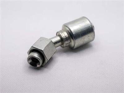 Hydraulic Fitting, 3/4&quot;X5/8&quot; Female Jic 45 Deg