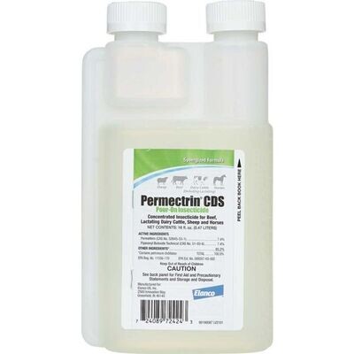 Bayer 84282596 Permectrin CDS Pour-On, 16oz