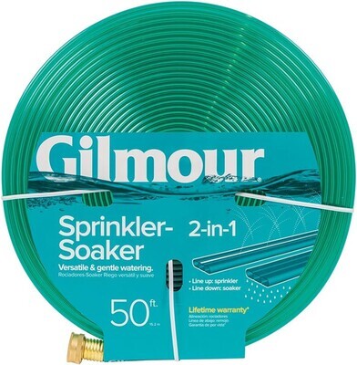 Gilmour 871421-1001 Sprinkler/Soaker Hose, 50Ft
