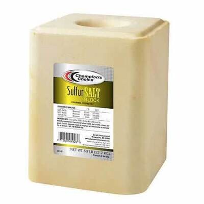 Sulfur Salt Block, 50Lb