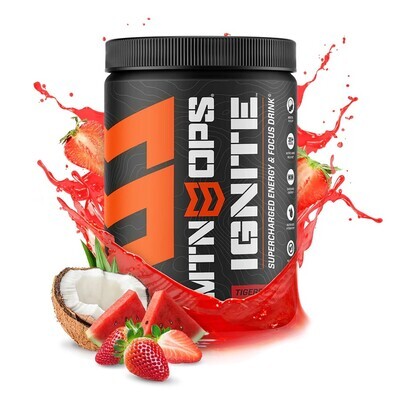 MTN OPS Ignite Energy Boost Tiger&#39;s Blood Dietary Supplement Drink Mix w/200mg Caffeine