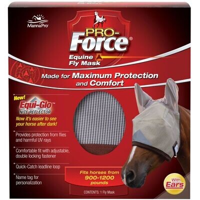 Pro Force Fly Mask w/Ears