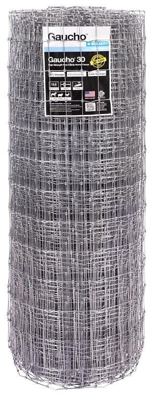 (Horse)          Bekaert 164396 Woven Wire Field Fence, 1348-2-14 X200&#39; Class 1 Galv.