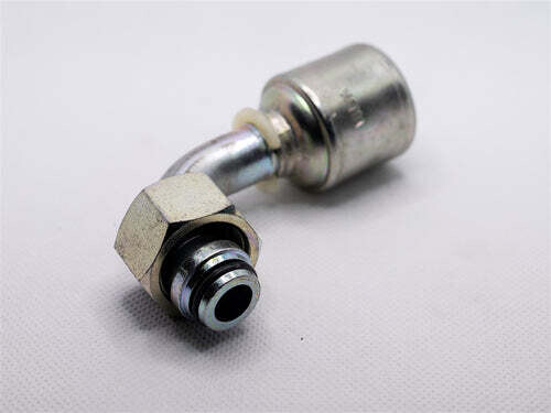 Hydraulic Fitting, 3/4&quot;X1&quot; Female 90 Deg. British Stndrd Pipe