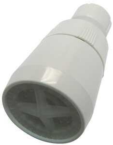 PlumbPak PP825-15 White Economy Shower Head, 2.5GPM